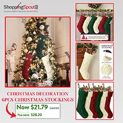 Save Big on 6pcs Christmas Stockings